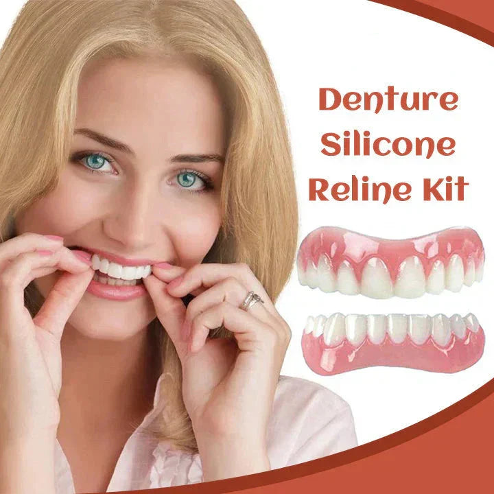 Silicone Denture Set ~ Achieve a natural, confident smile instantly^