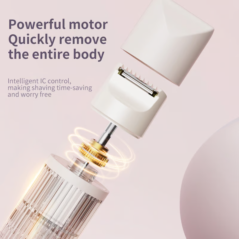 2-in-1 Women's Electric Shaver ~ Smooth, hair-free skin in minutes_