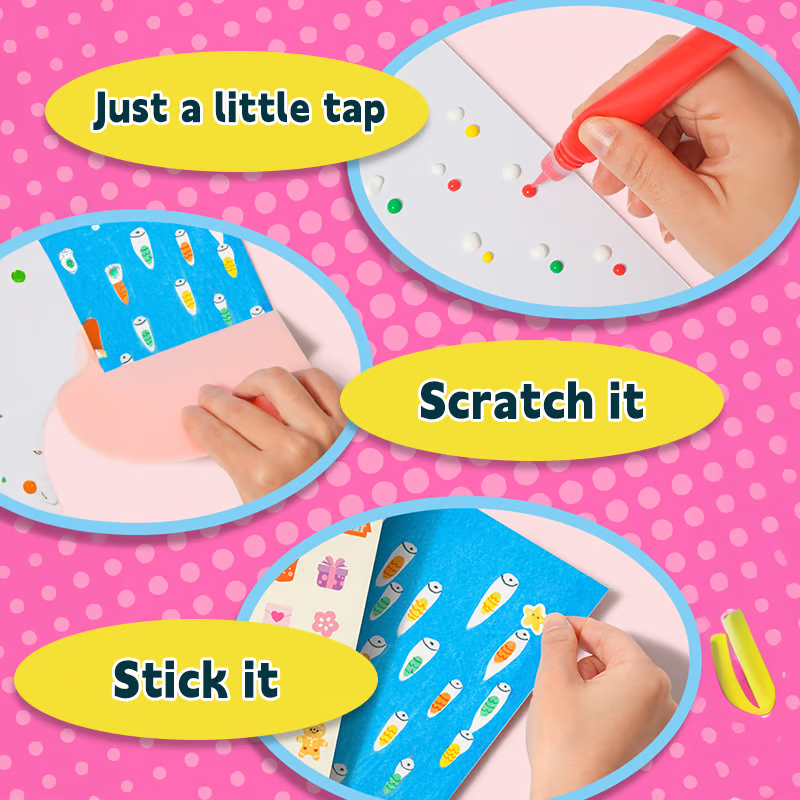 Rainbow Scratch Art Kit ~ Create Colorful Masterpieces with a Simple Scratch-