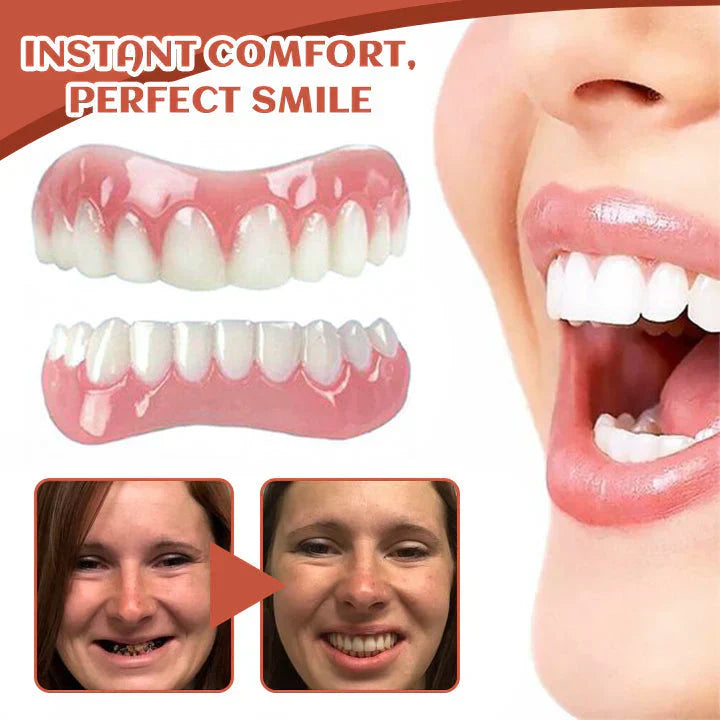 Silicone Denture Set ~ Achieve a natural, confident smile instantly^