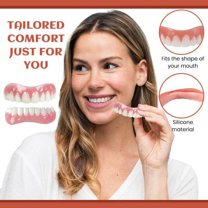 Silicone Denture Set ~ Achieve a natural, confident smile instantly^
