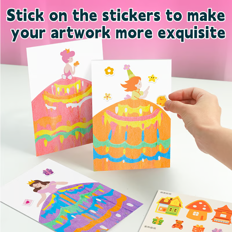 Rainbow Scratch Art Kit ~ Create Colorful Masterpieces with a Simple Scratch-
