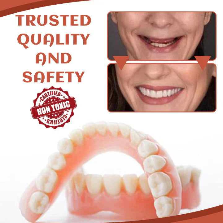 Silicone Denture Set ~ Achieve a natural, confident smile instantly^
