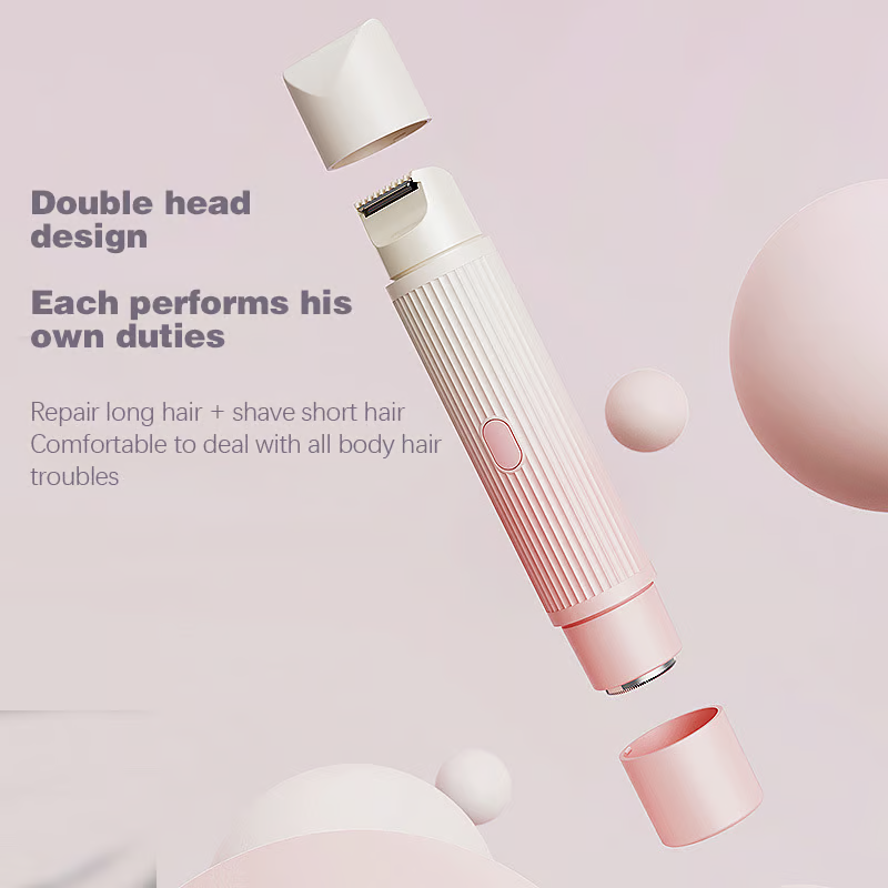 2-in-1 Women's Electric Shaver ~ Smooth, hair-free skin in minutes_