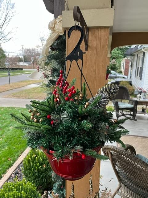 Pre-lit Artificial Christmas Tree Urn Filler / Weatherproof sparkle for entryways and patios.