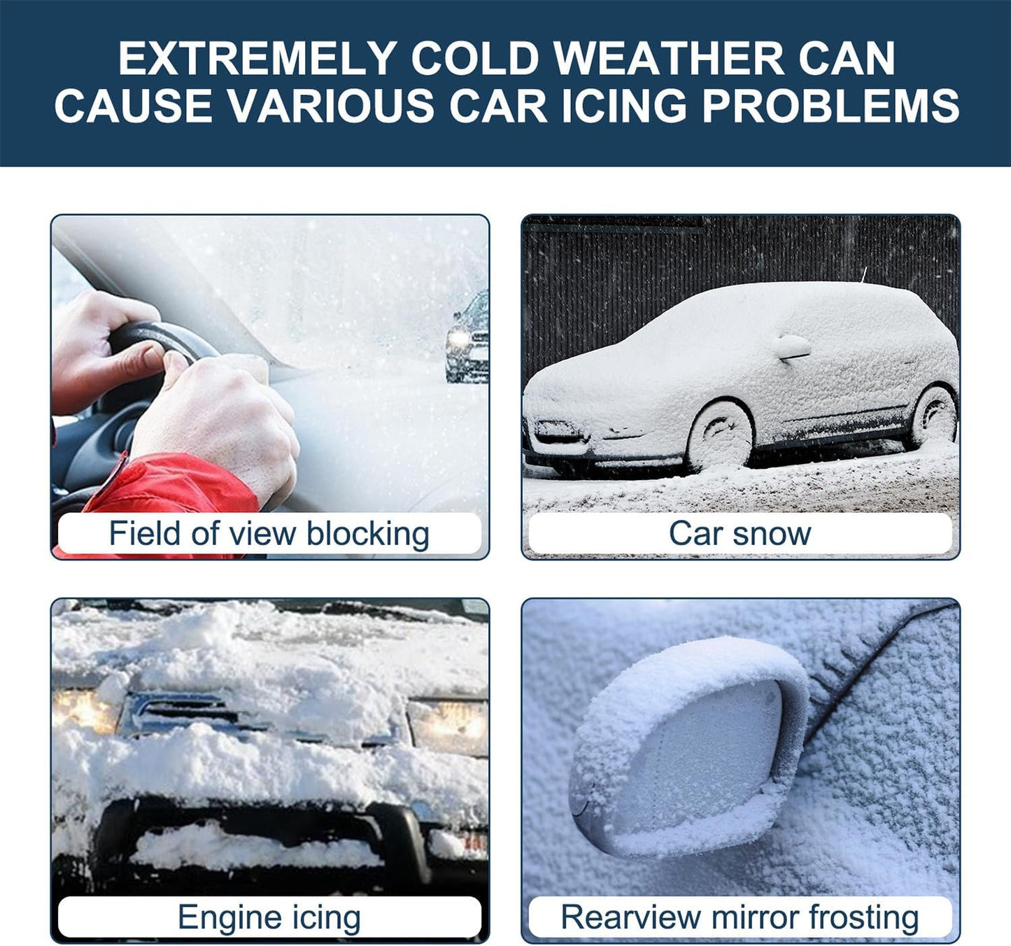 Electromagnetic Anti-Freezing Device - Enjoy a clear windshield every winter morning