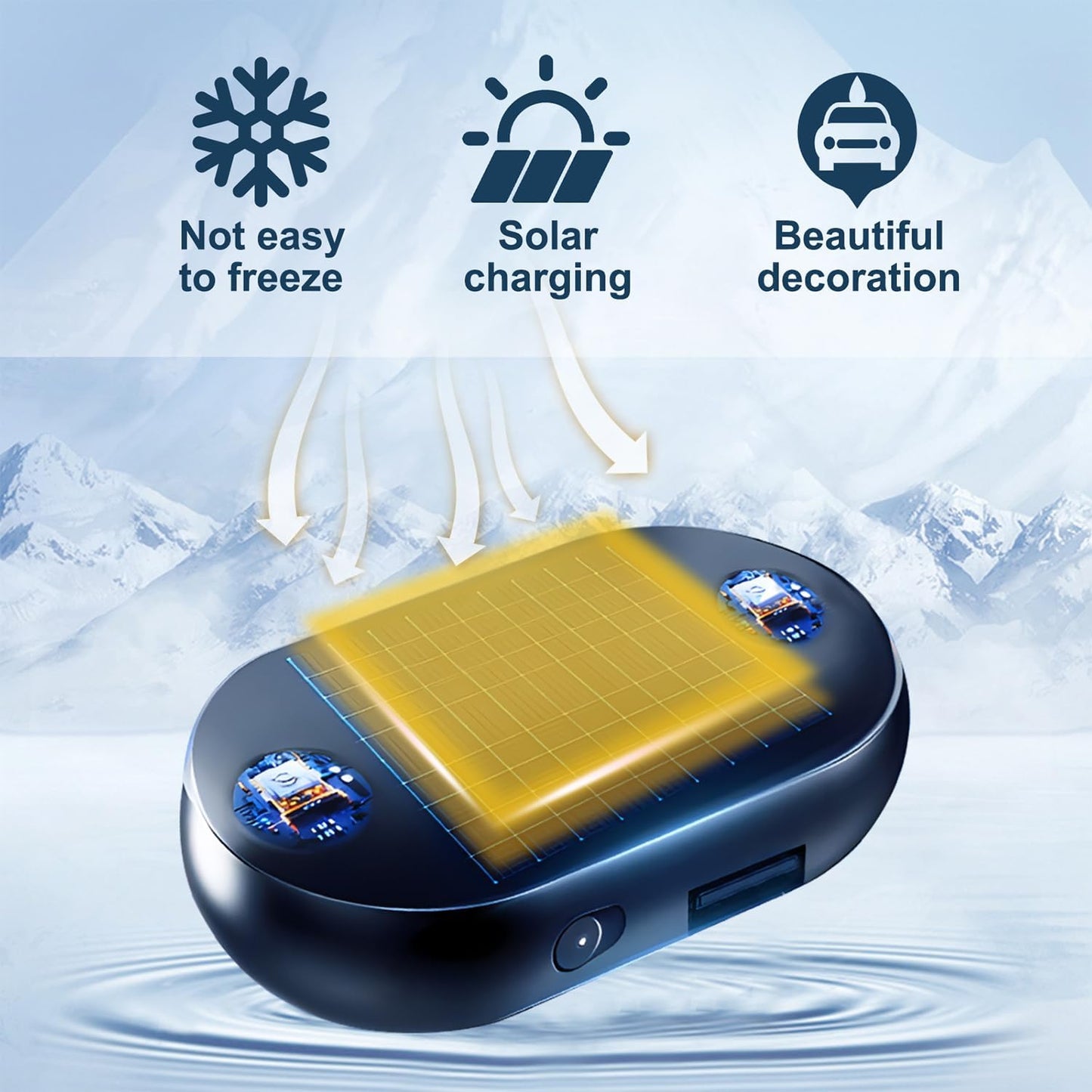Electromagnetic Anti-Freezing Device - Enjoy a clear windshield every winter morning