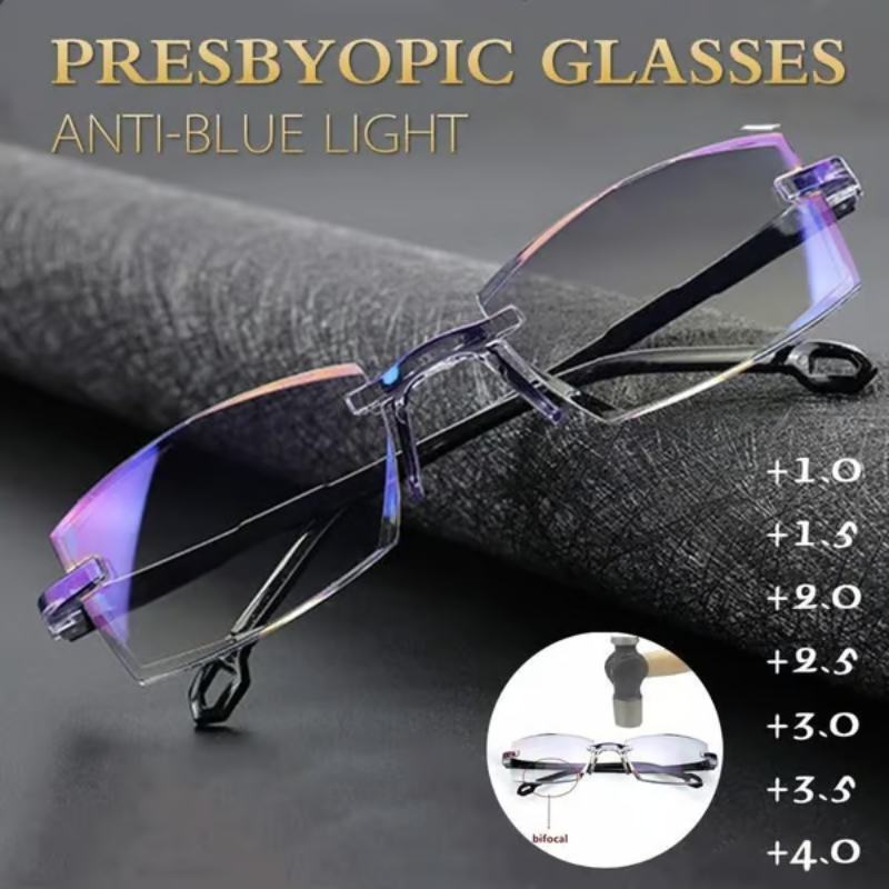 Intelligent Dual Focus Glasses - Clearer Vision, Less Eye Strain All Day~