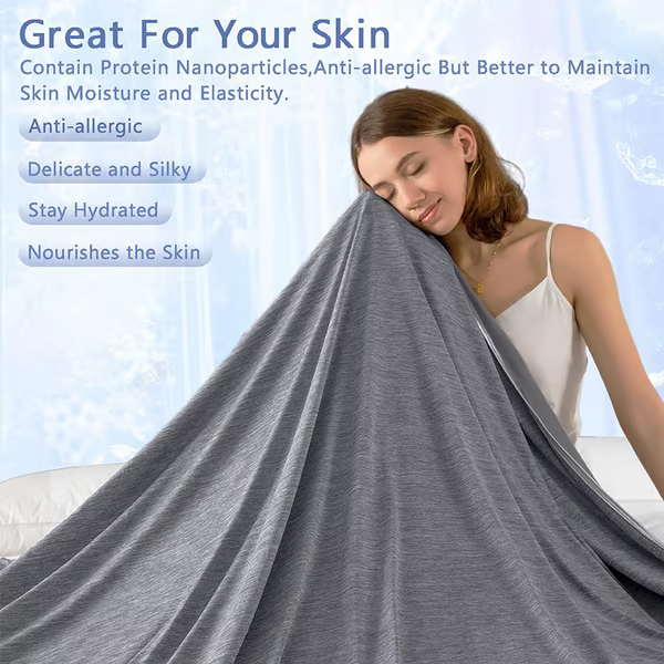 Summer Cooling Blanket ~ Instantly chill your nights, sleep dry and deep*