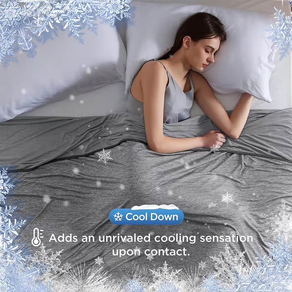 Summer Cooling Blanket ~ Instantly chill your nights, sleep dry and deep*