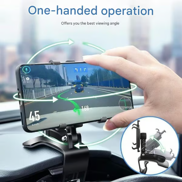 Multifunctional Car Dashboard Phone Holder ~ The Last Phone Mount You’ll Ever Need^