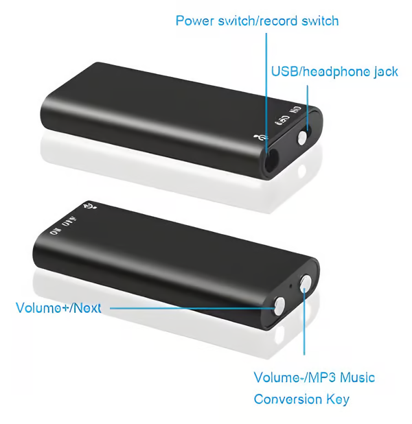 Discreet Voice Recorder ~ Capture clear audio anytime, anywhere~