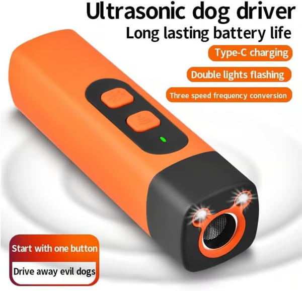 Ultrasonic Dog Bark Deterrent Device ~ Stop unwanted barking and protect your space instantly~