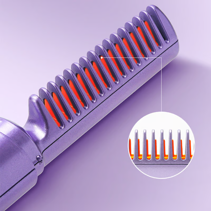 Ceramic Hairdressing Comb ~ Smooth, frizz-free hair anytime, anywhere~