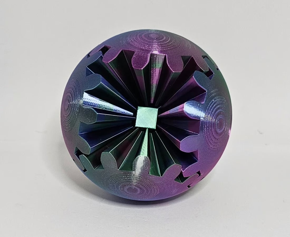 Gear Sphere Fidget Toy ~ Satisfy restless hands with endless motion.