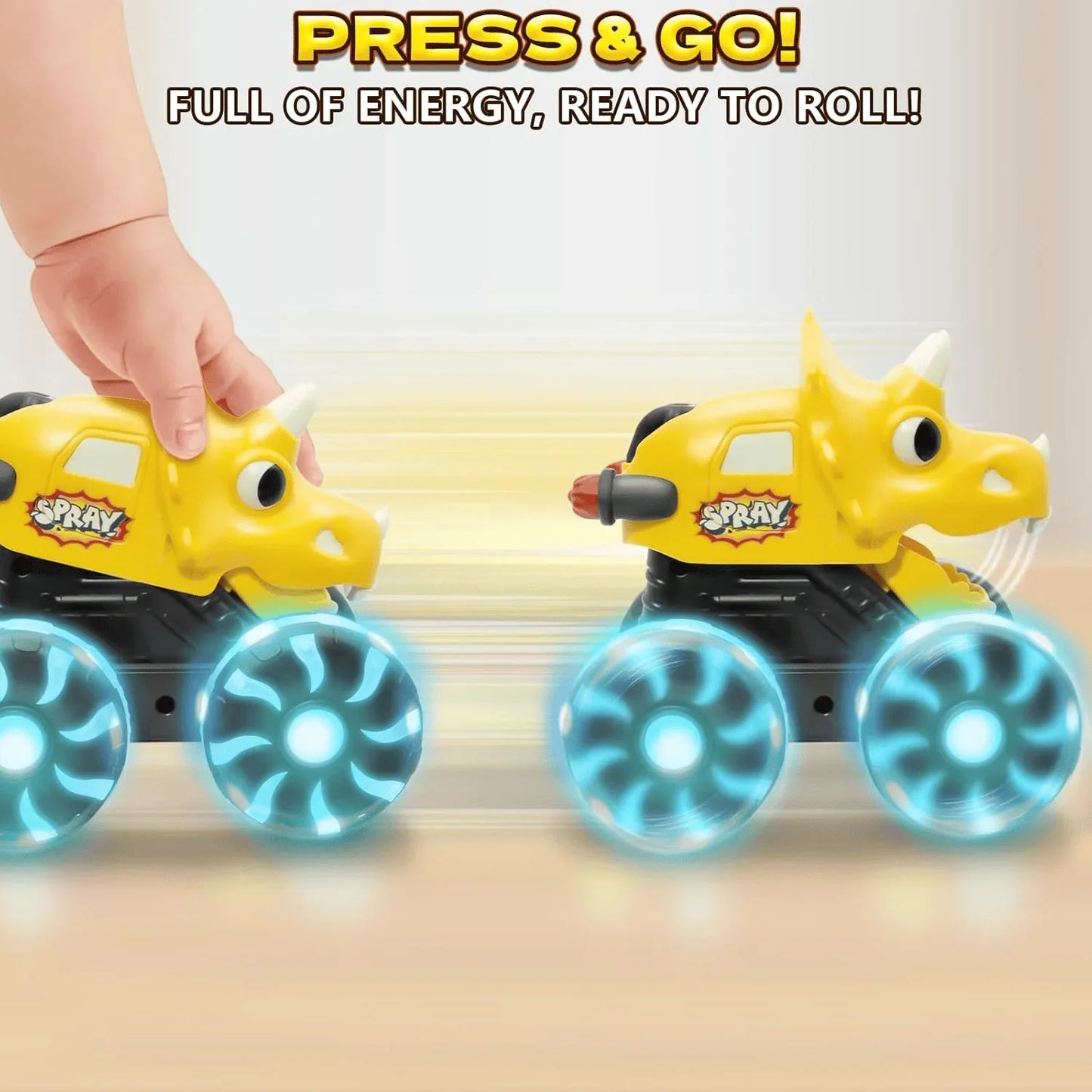 Press & Go Dino Monster Truck (80% OFF)