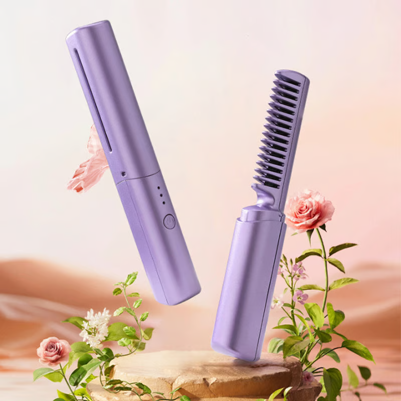 Ceramic Hairdressing Comb ~ Smooth, frizz-free hair anytime, anywhere-