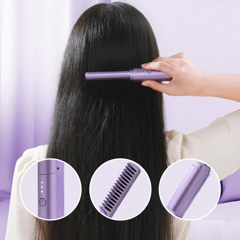 Ceramic Hairdressing Comb ~ Smooth, frizz-free hair anytime, anywhere~