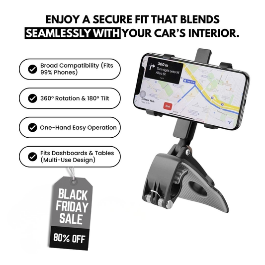 Multifunctional Car Dashboard Phone Holder ~ The Last Phone Mount You’ll Ever Need.