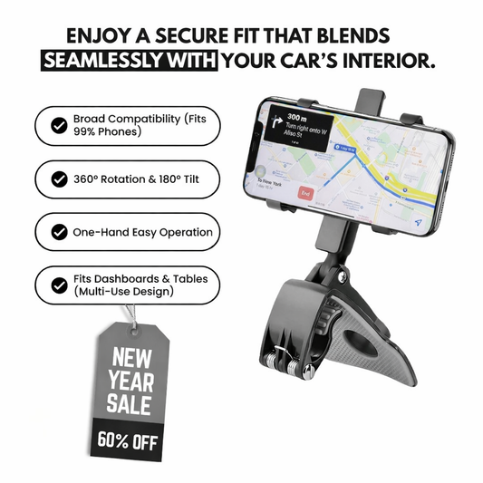 Multifunctional Car Dashboard Phone Holder ~ The Last Phone Mount You’ll Ever Need-