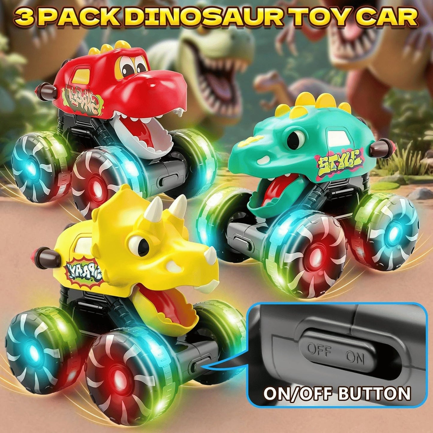Press & Go Dino Monster Truck 2.0 Upgrade