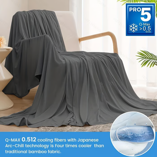 Summer Cooling Blanket ~ Instantly chill your nights, sleep dry and deep