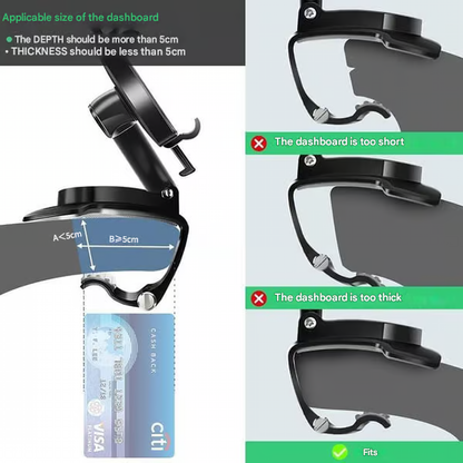 Multifunctional Car Dashboard Phone Holder ~ The Last Phone Mount You’ll Ever Need+